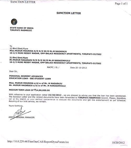 sbiloanletter